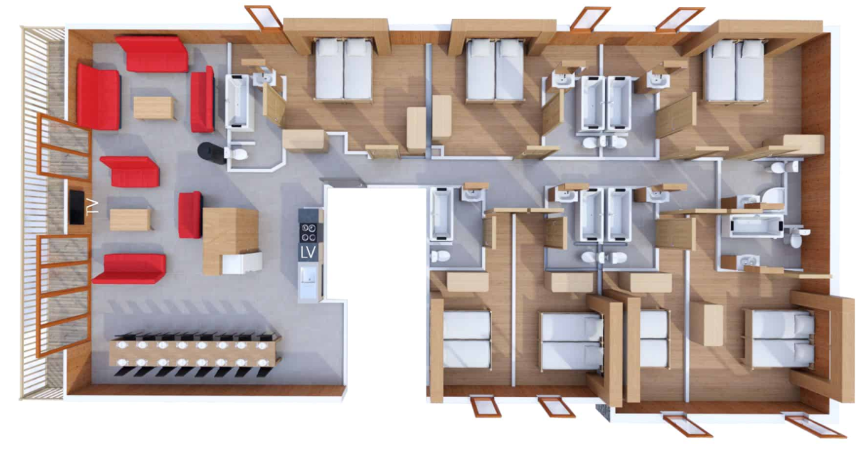 L�genhet 8 b�ddar
